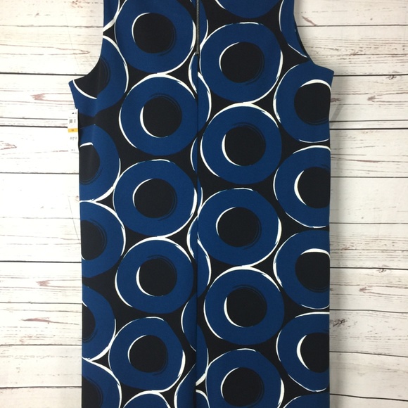 Alfani Plus Size Teal Pleated A-Line Dress - Picture 3 of 5